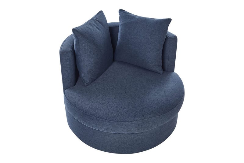 Svingbar lenestol Dalby - Blå - Møbler - Stoler & lenestoler - Lenestoler