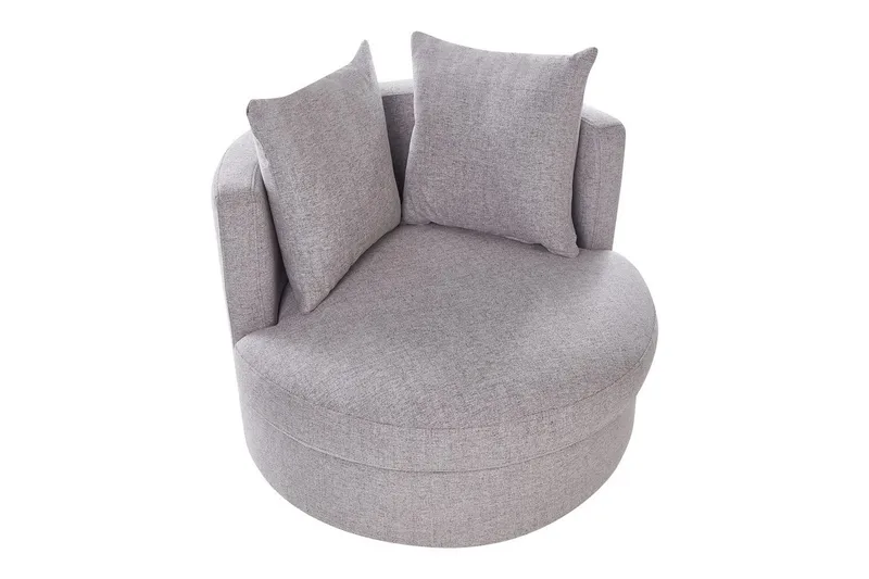 Svingbar lenestol Dalby - Grå - Møbler - Stoler & lenestoler - Lenestoler