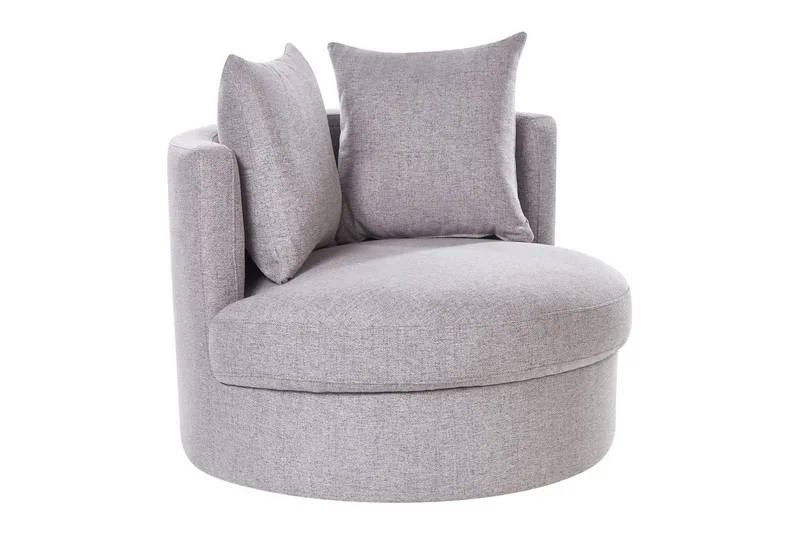 Svingbar lenestol Dalby - Grå - Møbler - Stoler & lenestoler - Lenestoler