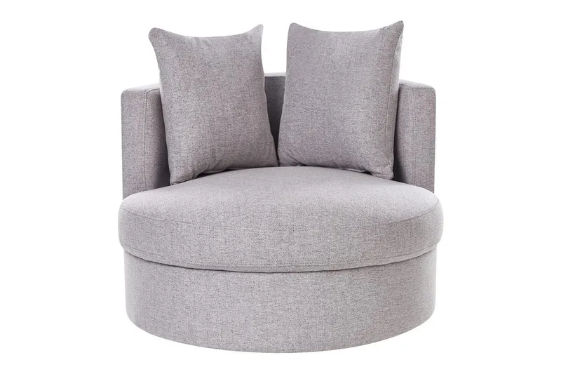 Svingbar lenestol Dalby - Grå - Møbler - Stoler & lenestoler - Lenestoler