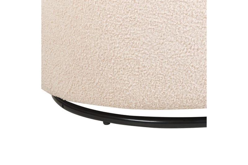 Svingbar lenestol Davik - Beige, svart - Møbler - Stoler & lenestoler - Lenestoler