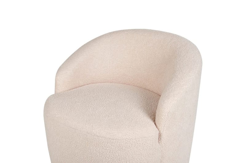 Svingbar lenestol Davik - Beige, svart - Møbler - Stoler & lenestoler - Lenestoler