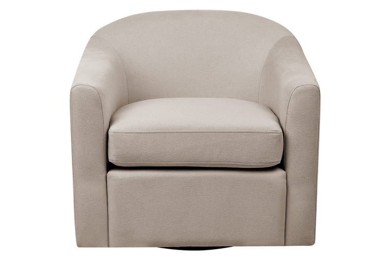 Svingbar lenestol Magnor - Beige, svart - Møbler - Stoler & lenestoler - Lenestoler