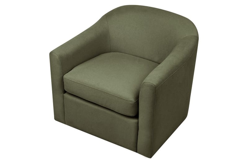 Svingbar lenestol Magnor - Grønn, Svart - Møbler - Stoler & lenestoler - Lenestoler