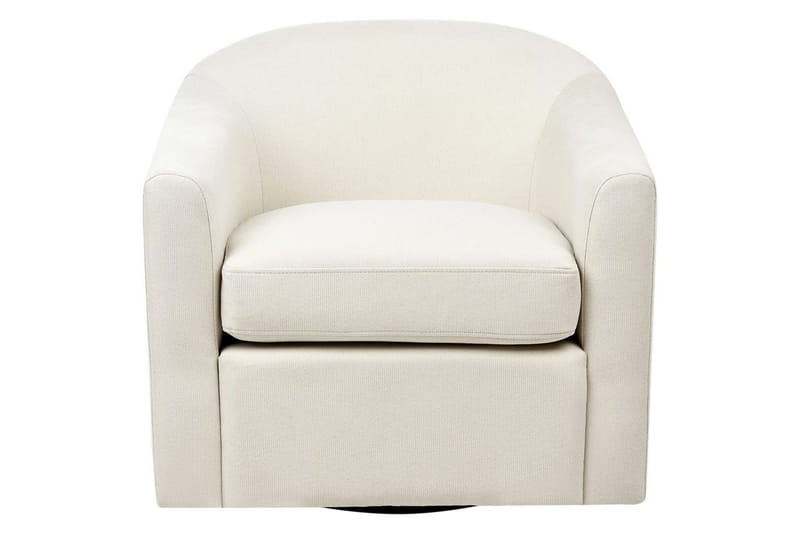 Svingbar lenestol Magnor - Lys beige, svart - Møbler - Stoler & lenestoler - Lenestoler