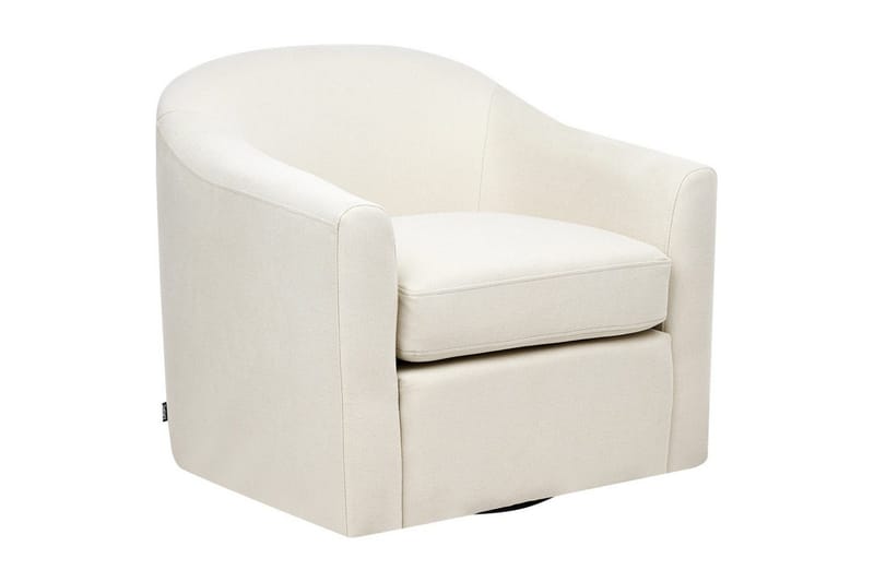 Svingbar lenestol Magnor, Lys beige, svart