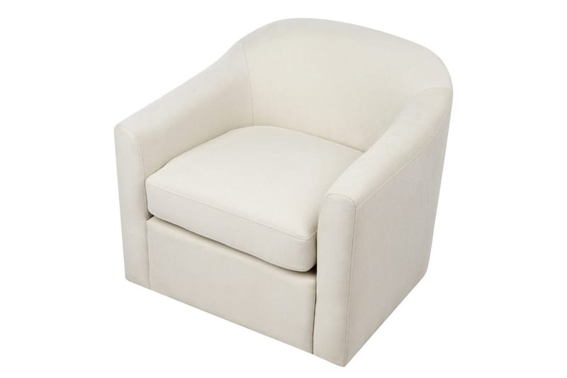Svingbar lenestol Magnor - Lys beige, svart - Møbler - Stoler & lenestoler - Lenestoler