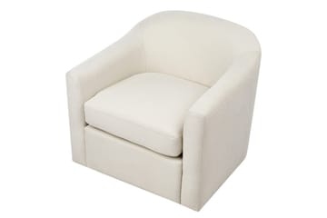 Svingbar lenestol Magnor - Lys beige, svart - Møbler - Stoler & lenestoler - Lenestoler