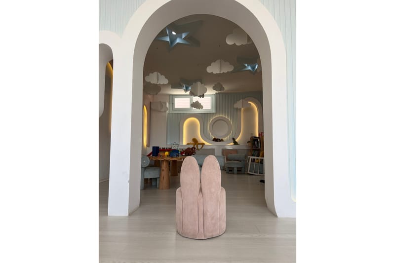 Tavsan Lenestol - Rosa - Møbler - Barnemøbler - Barnestol - Barnelenestol