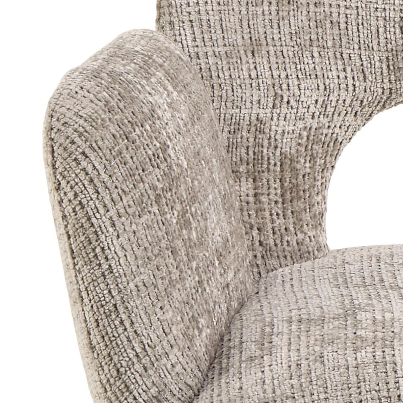 Torrelon spisestol med armlener - Grå - Møbler - Stoler & lenestoler - Spisestuestoler & kjøkkenstoler