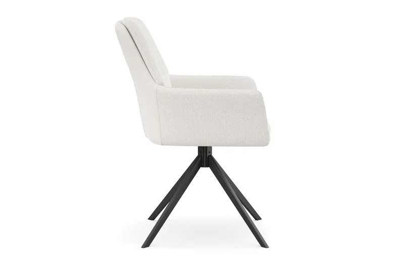 Torsby Snurrestol - Lys beige - Møbler - Stoler & lenestoler - Spisestuestoler & kjøkkenstoler