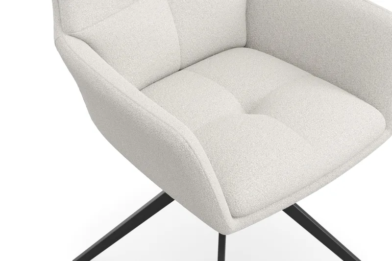 Torsby Snurrestol - Lys beige - Møbler - Stoler & lenestoler - Spisestuestoler & kjøkkenstoler