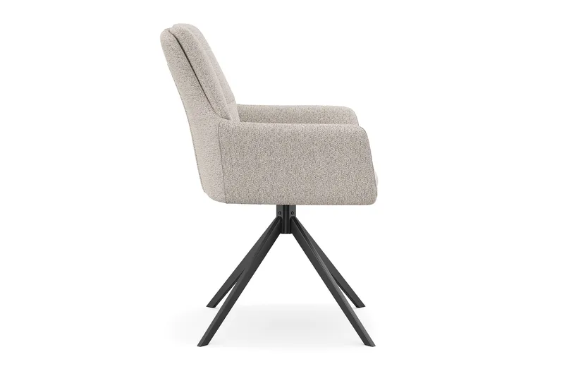 Torsby Snurrestol - Mørk beige - Møbler - Stoler & lenestoler - Spisestuestoler & kjøkkenstoler