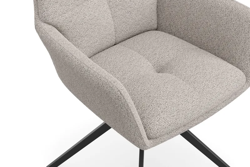 Torsby Svingstol - Mørk beige - Møbler - Stoler & lenestoler - Spisestuestoler & kjøkkenstoler