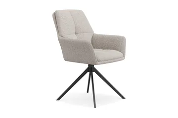 Torsby Svingstol - Mørk beige - Møbler - Stoler & lenestoler - Spisestuestoler & kjøkkenstoler