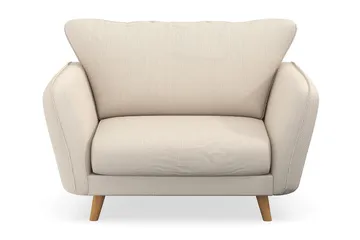 Trend Lyx Lenestol - Beige Kordfløyel - Møbler - Stoler & lenestoler - Lenestoler