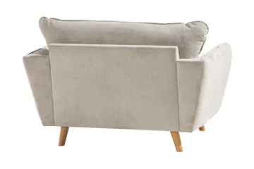 Trend Lyx Lenestol - Beige/Eik - Møbler - Stoler & lenestoler - Lenestoler