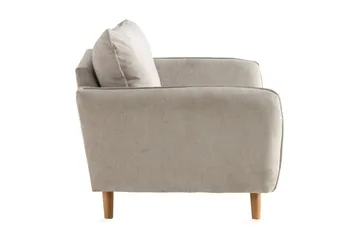 Trend Lyx Lenestol - Beige/Eik - Møbler - Stoler & lenestoler - Lenestoler
