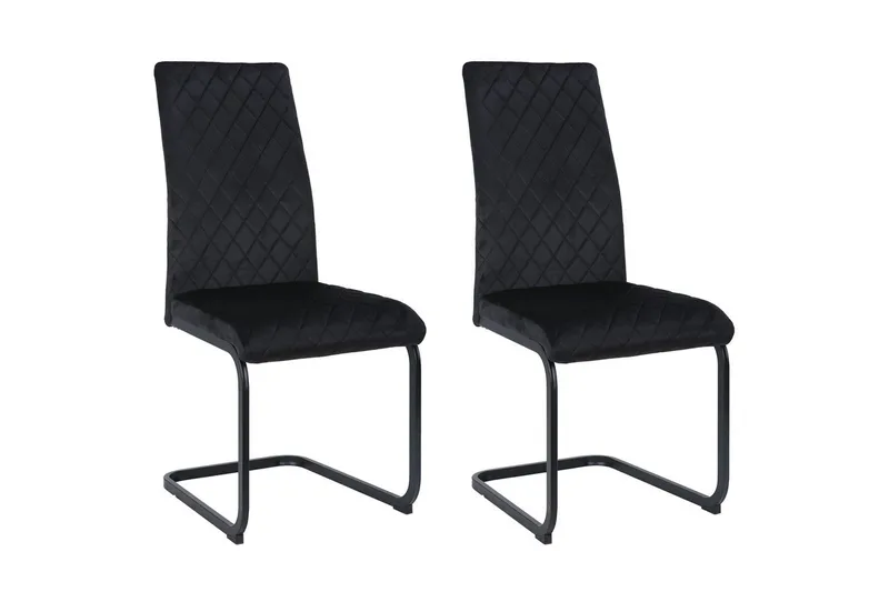 Valbourg Spisestol - Svart - Møbler - Stoler & lenestoler - Spisestuestoler & kjøkkenstoler