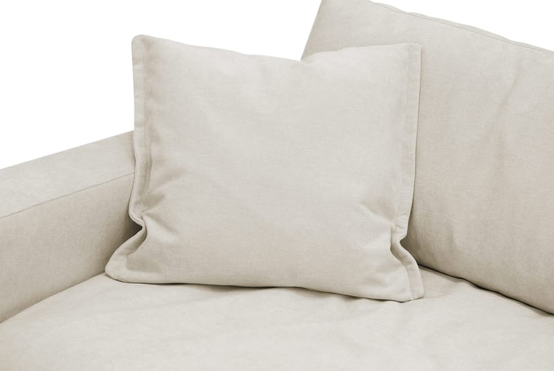 Valencia Ekstra Dyp Lenestol i Chenille - Beige - Møbler - Stoler & lenestoler - Lenestoler