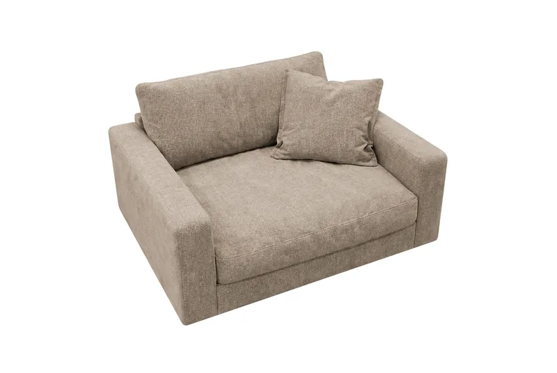 Valencia ekstra dyp lenestol i chenille - Brun - Møbler - Stoler & lenestoler - Lenestoler