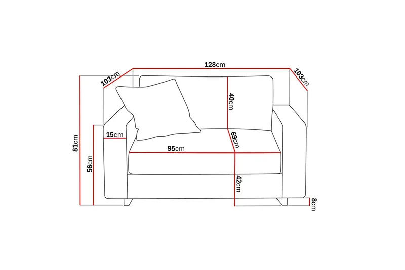 Valencia ekstra dyp lenestol i chenille - Brun - Møbler - Stoler & lenestoler - Lenestoler
