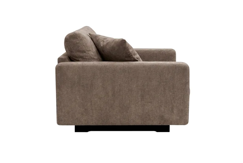 Valencia ekstra dyp lenestol i chenille - Mørkbrun - Møbler - Stoler & lenestoler - Lenestoler