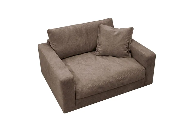 Valencia ekstra dyp lenestol i chenille - Mørkbrun - Møbler - Stoler & lenestoler - Lenestoler