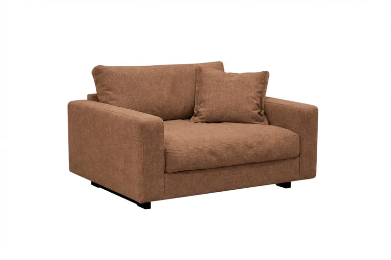 Valencia ekstra dyp lenestol i chenille - Rustrødbrun - Møbler - Stoler & lenestoler - Lenestoler