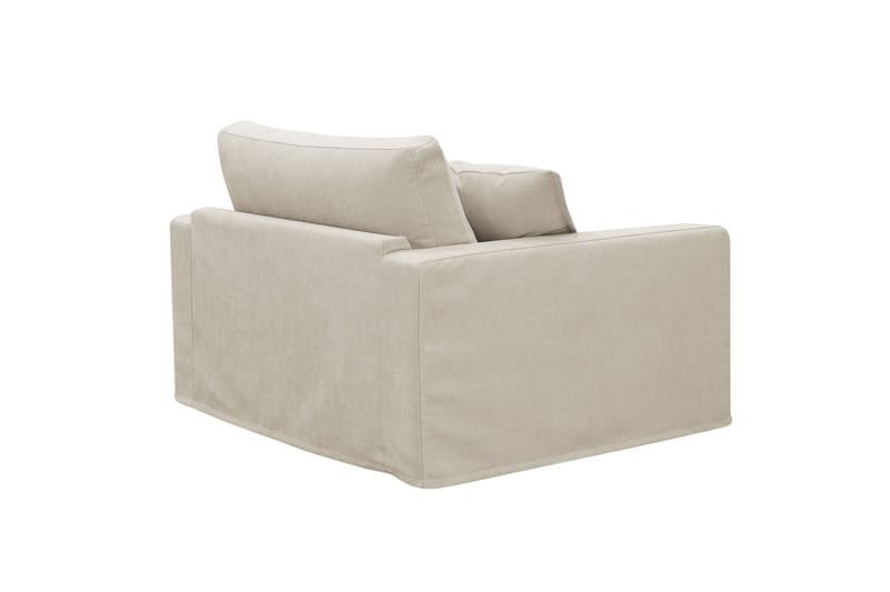Valencia Ekstra dyp lenestol med avtakbart og vaskbart trekk - Beige - Møbler - Stoler & lenestoler - Lenestoler