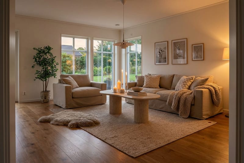 Valencia ekstra dyp lenestol med avtakbart og vaskbart trekk - Beige - Møbler - Stoler & lenestoler - Lenestoler