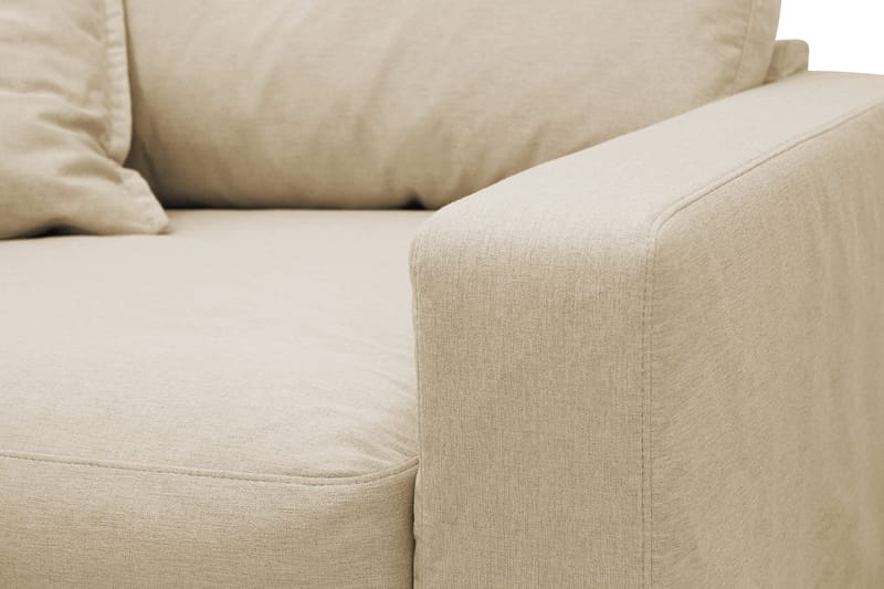 Valencia ekstra dyp lenestol med avtakbart og vaskbart trekk - Beige - Møbler - Stoler & lenestoler - Lenestoler