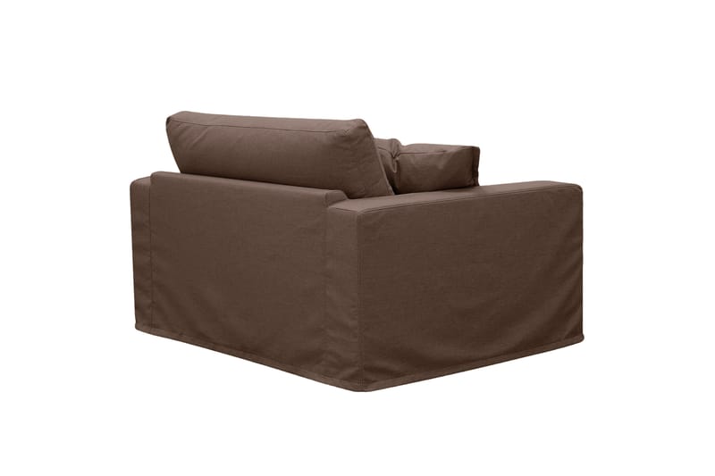 Valencia ekstra dyp lenestol med avtakbart og vaskbart trekk - Mørkebrun - Møbler - Stoler & lenestoler - Lenestoler