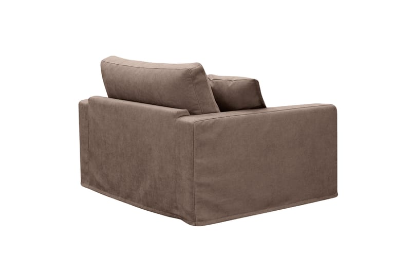 Valencia ekstra dyp lenestol med avtakbart og vaskbart trekk - Mørkebrun - Møbler - Stoler & lenestoler - Lenestoler