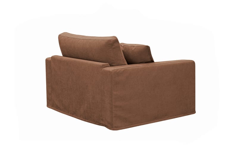 Valencia ekstra dyp lenestol med avtakbart og vaskbart trekk - Rustbrun - Møbler - Stoler & lenestoler - Lenestoler