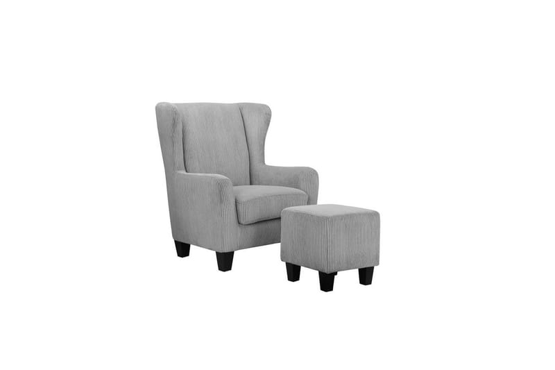 Vanlig lenestol uten armlener Loft24 Lenestol Zhili Ljusgrå - Møbler - Stoler & lenestoler - Lenestoler - Lenestoler uten armlene