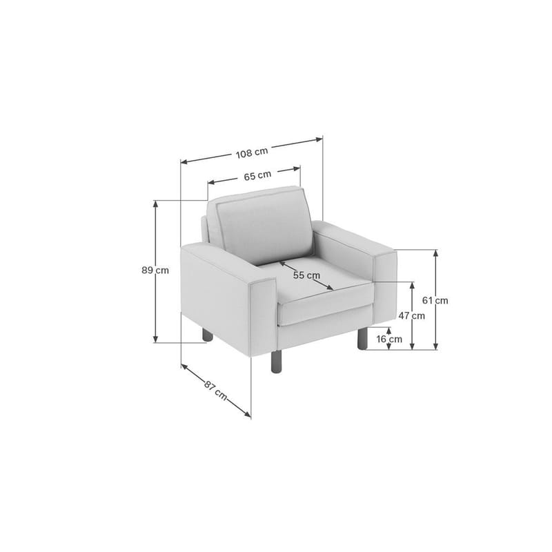Vilsa Lenestol - Natur - Møbler - Stoler & lenestoler - Lenestoler