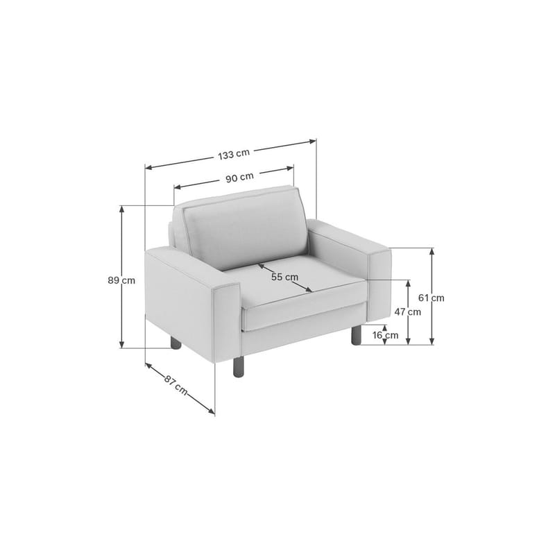 Vilsa Lenestol - Olivengrønn - Møbler - Stoler & lenestoler - Lenestoler