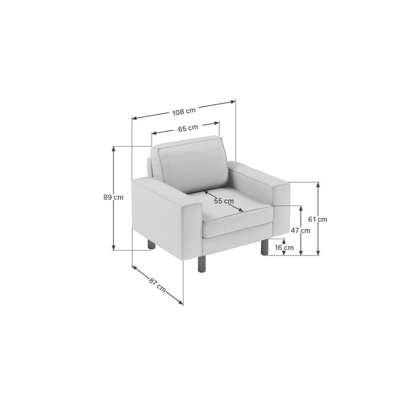 Vilsa Lenestol - Sennepsgul - Møbler - Stoler & lenestoler - Lenestoler