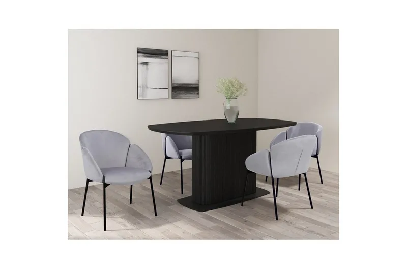 Westfox Karmstol - Grå - Møbler - Stoler & lenestoler - Spisestuestoler & kjøkkenstoler