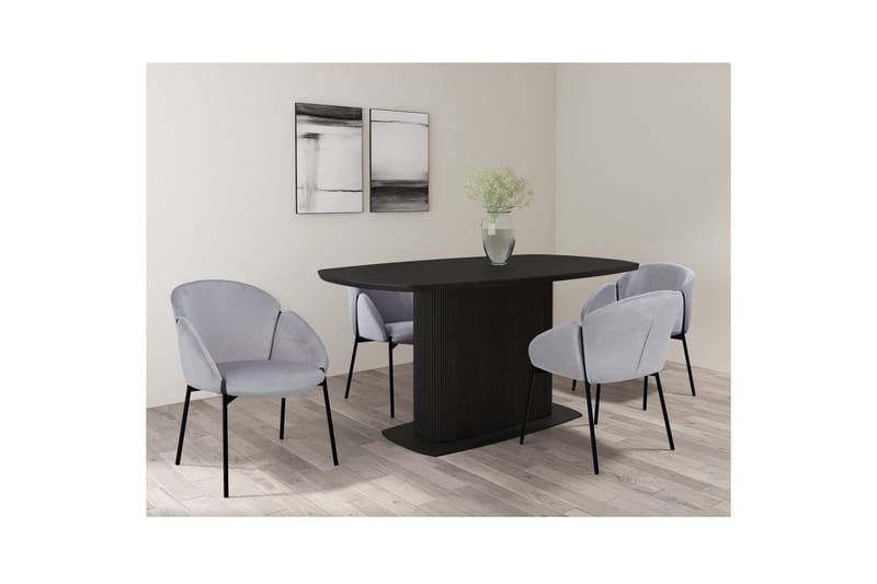 Westfox Karmstol - Grå - Møbler - Stoler & lenestoler - Spisestuestoler & kjøkkenstoler