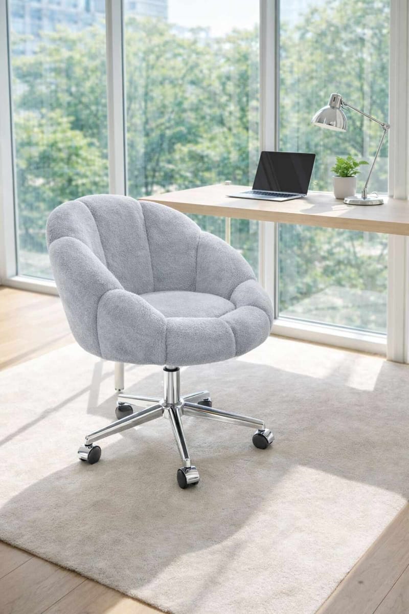 Wing Chair Atelier Del Sofa Grå - Møbler - Stoler & lenestoler - Kontorstol & skrivebordsstol