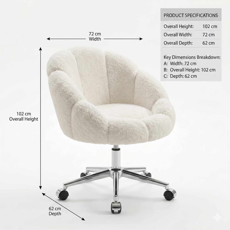 Wing Chair Atelier Del Sofa Hvit - Møbler - Stoler & lenestoler - Kontorstol & skrivebordsstol