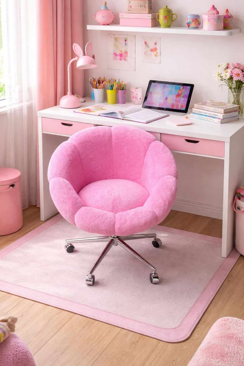 Wing Chair Atelier Del Sofa Lyserosa - Møbler - Stoler & lenestoler - Kontorstol & skrivebordsstol