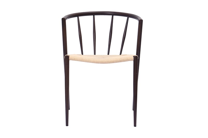 Winston Spisestol - Beige / Metallben Røkt eik - Møbler - Stoler & lenestoler - Spisestuestoler & kjøkkenstoler