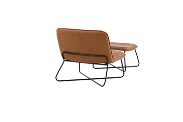 X-lounge Lenestol - Brun - Møbler - Stoler & lenestoler - Lenestoler - Lenestol skinn