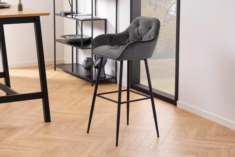 Zabinka Barkrakk 104 cm - Grå - Møbler - Stoler & lenestoler - Barstoler