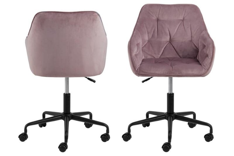 Zabinka Kontorstol - Rosa - Møbler - Stoler & lenestoler - Kontorstol & skrivebordsstol