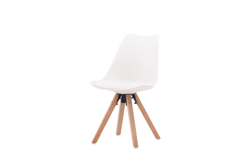 Zeno spisestol 2-pakning Venture Home White - Møbler - Stoler & lenestoler - Spisestuestoler & kjøkkenstoler