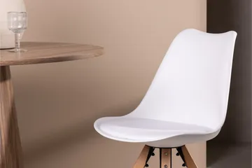 Zeno spisestol 2-pakning Venture Home White - Møbler - Stoler & lenestoler - Spisestuestoler & kjøkkenstoler